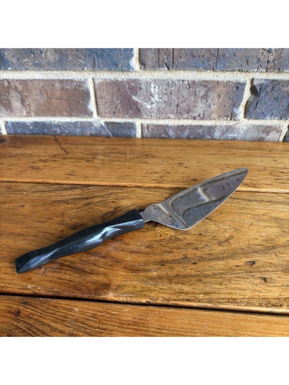 Cutco 1754 Slice N Serve Spatula Knife Cake/Pie Server Classic Brown Handle USA